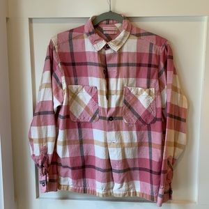 Urban outfitters plaid flannel shirt